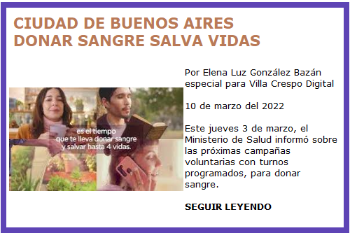 DONAR SANGRE SALVA VIDAS